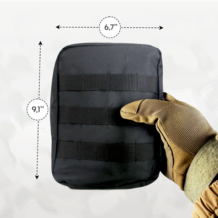 Premium IFAK Trauma Kit – Compact MOLLE Pouch with CAT Tourniquet, Chest Seals & Trauma Pak