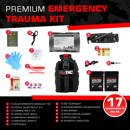 Premium Tactical IFAK Kit