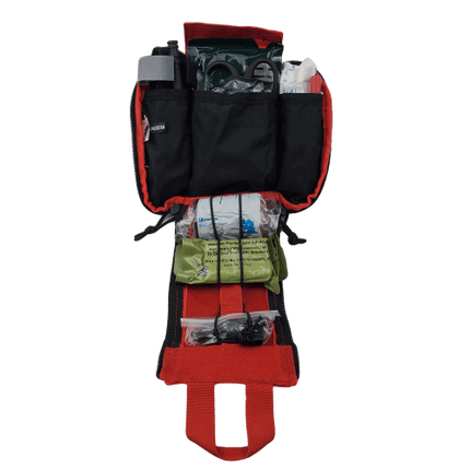 Patrol Trauma Kit featuring rapid access design for emergency response and bleeding control supplies.