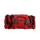 rapid response trauma kit front in red