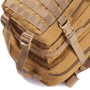 Angled photo of the EFA Tactical Trauma Kit in its fully loaded state, showing the kit’s tactical shape and ready-for-action profile.