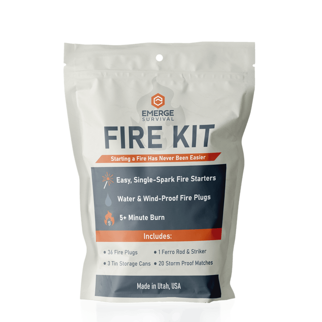 Emerge Fire Kit – Weatherproof Ignition for Emergency & Survival