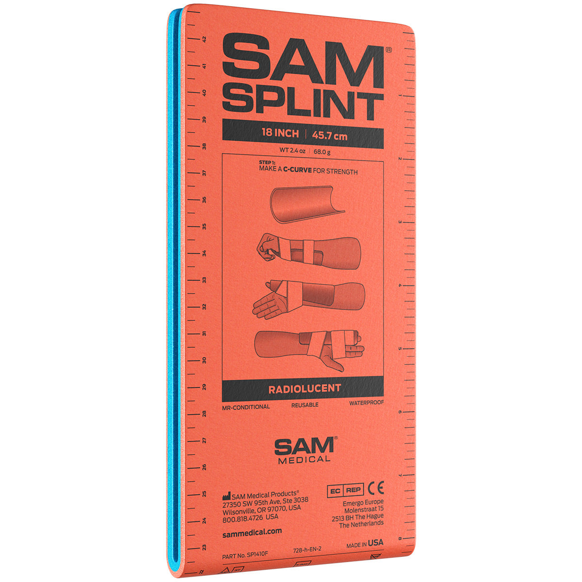SAM® Splint – Reusable Malleable Medical Splint | Available in 9", 18", and 36" Sizes