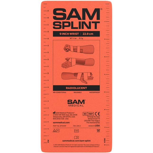 SAM® Splint – Reusable Malleable Medical Splint | Available in 9", 18", and 36" Sizes