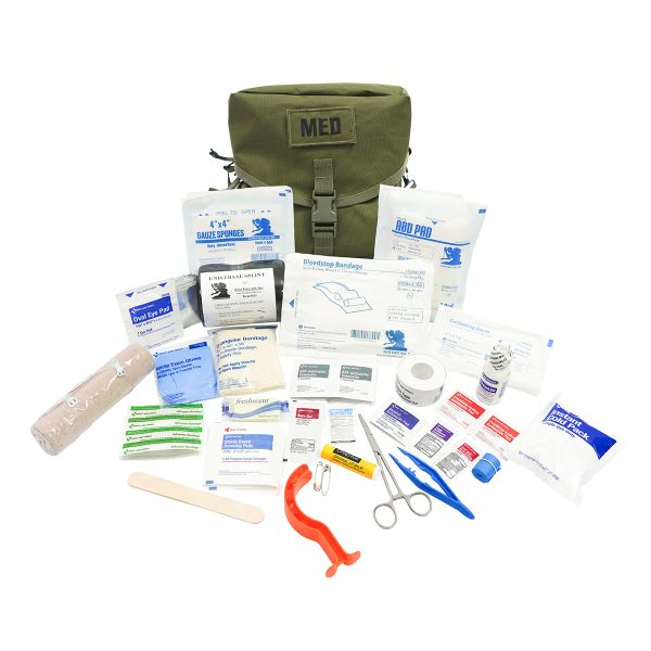 M3 Medic Kit – BASIC First Aid | GI-Style Tri-Fold Bag for Group Emergency Response