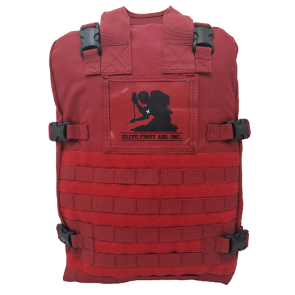 STOMP Complete Trauma Backpack with first aid trauma kits, tourniquet, and hemostatics for tactical medical response