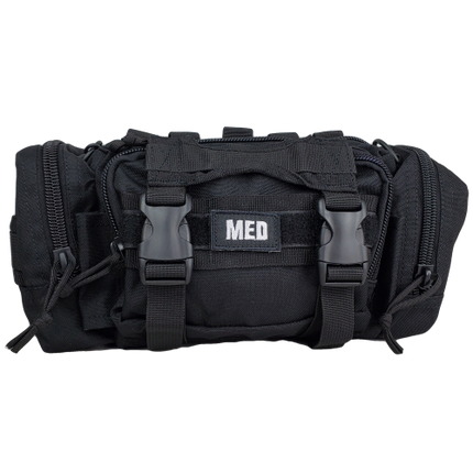 rapid response trauma kit front in black