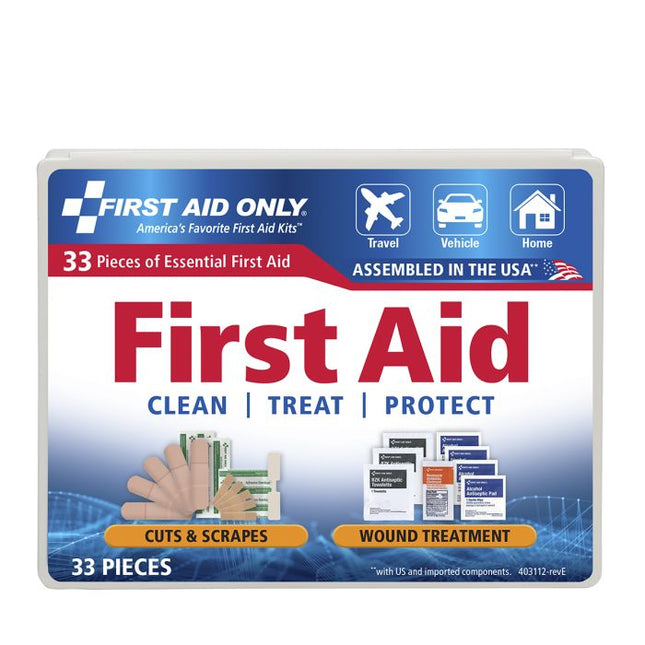 Compact First Aid Kit – Pocket-Sized Protection for Cuts, Scrapes & Pain Relief
