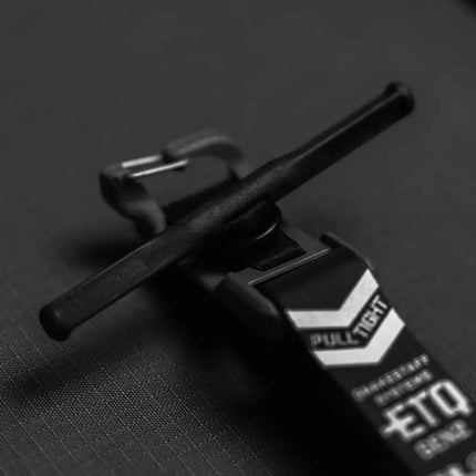 Close-up of Snakestaff Systems ETQ™ Gen 2 tourniquet showing its compact design and features.