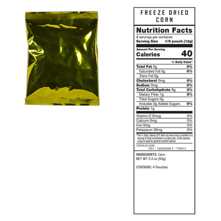 120-Serving Freeze-Dried Vegetable Bucket – Long-Term Emergency Food Storage with Grab-N-Go Convenience