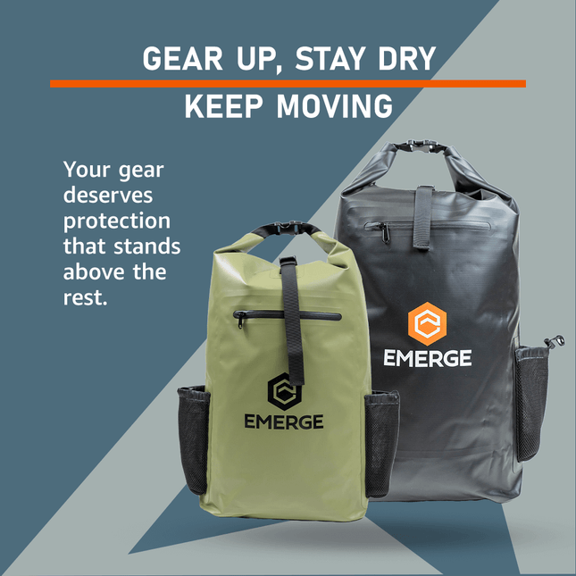 Emerge Heavy Duty Dry Bag (30L) – Waterproof Survival & Outdoor Gear Protection