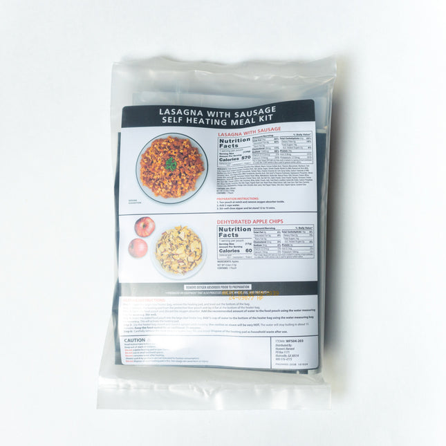 Self-Heating Meal Kit - Lasagna with Sausage