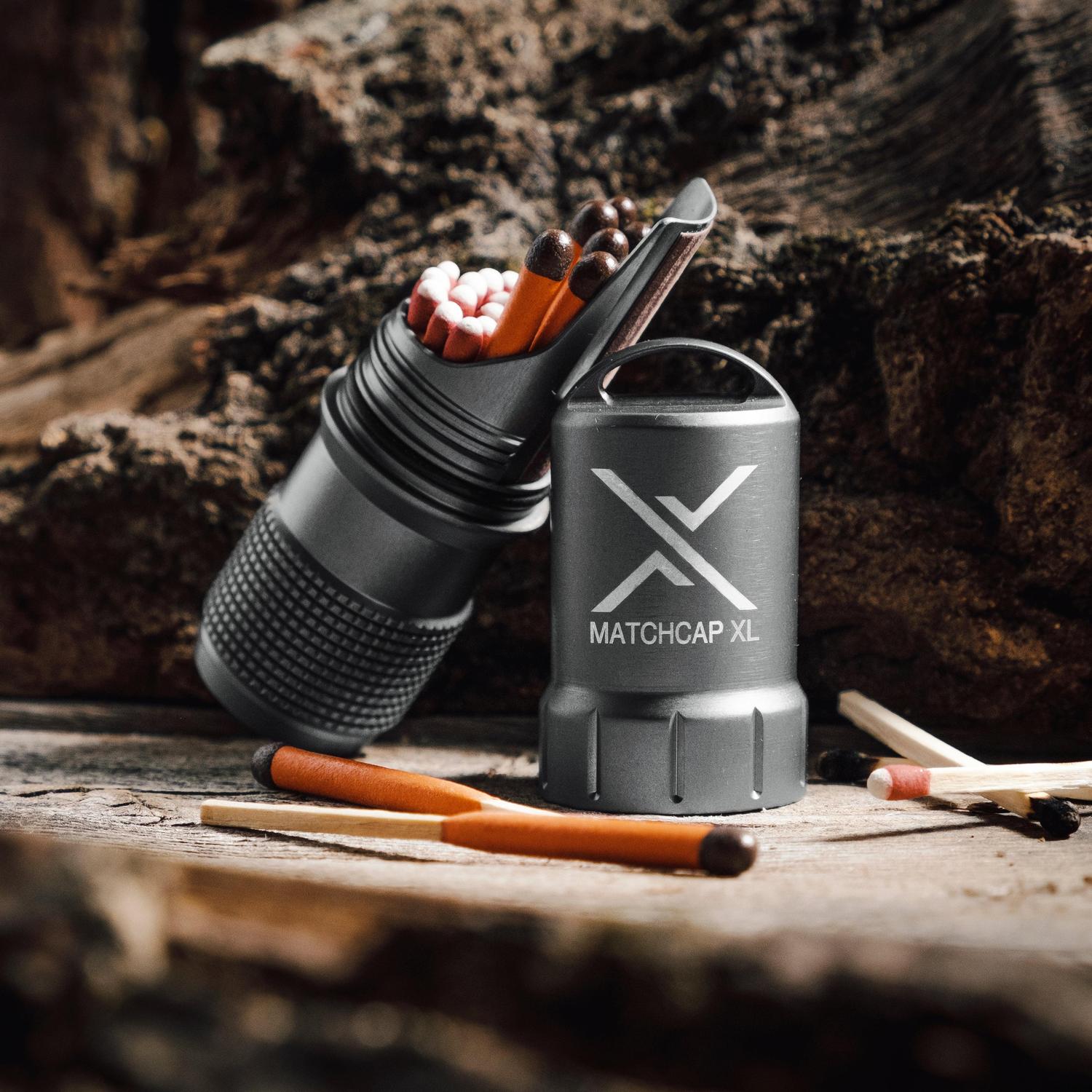 MATCHCAP XL™ Waterproof Match Case