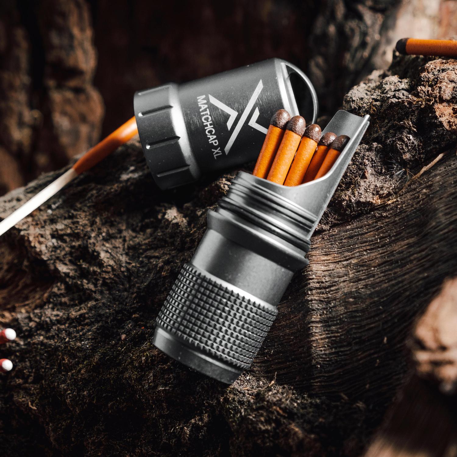 MATCHCAP XL™ Waterproof Match Case