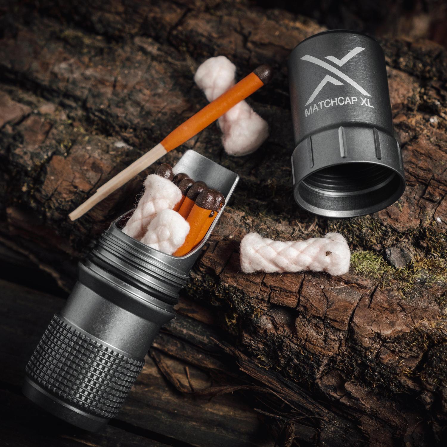 MATCHCAP XL™ Waterproof Match Case