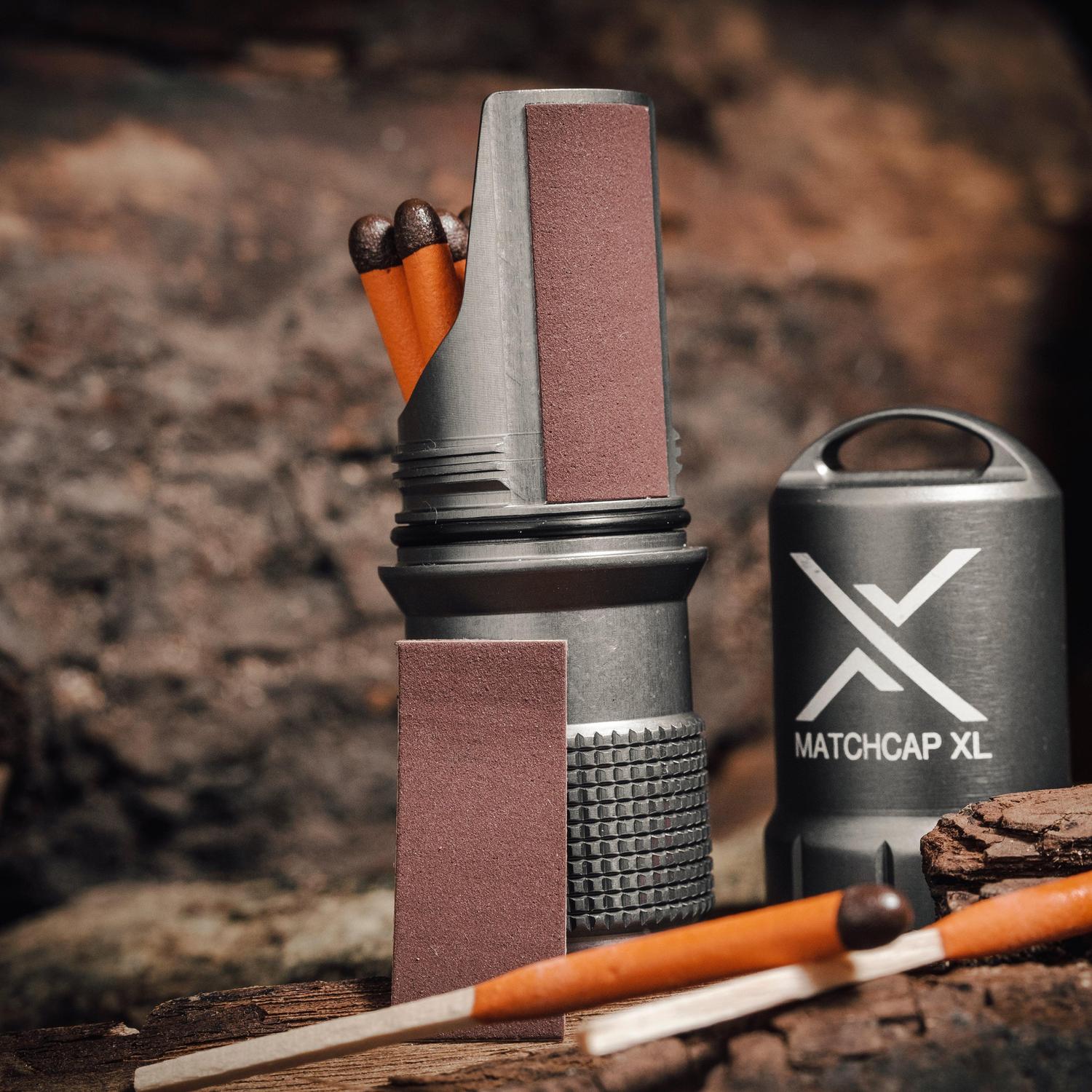 MATCHCAP XL™ Waterproof Match Case