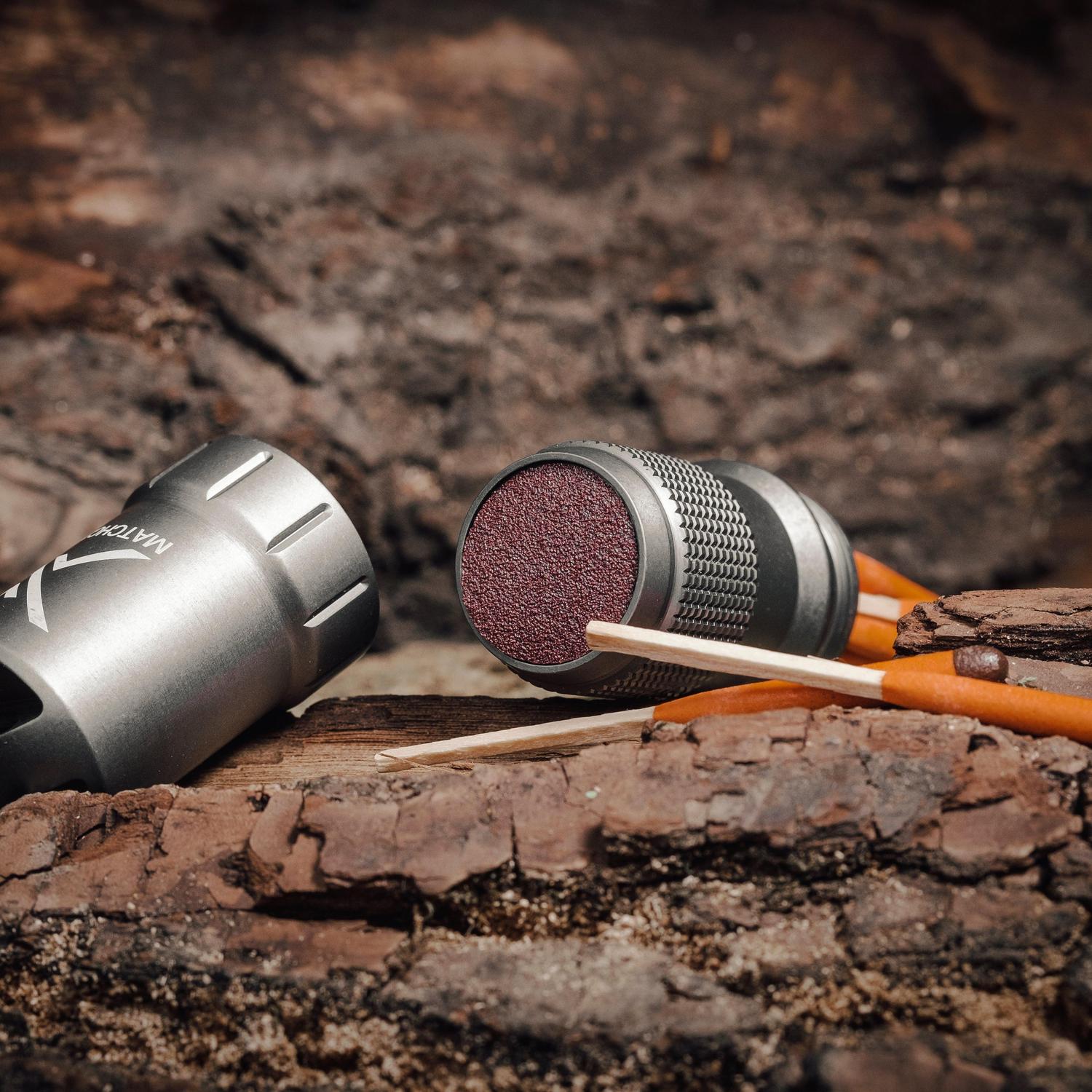 MATCHCAP XL™ Waterproof Match Case