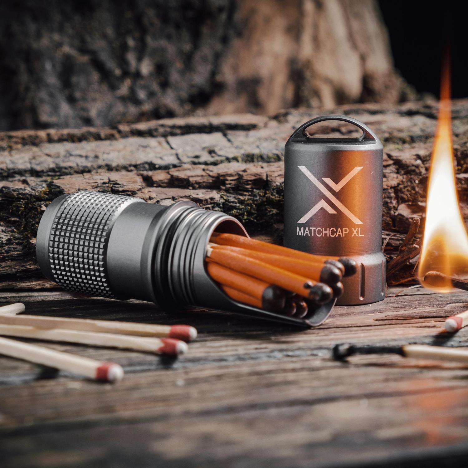 MATCHCAP XL™ Waterproof Match Case