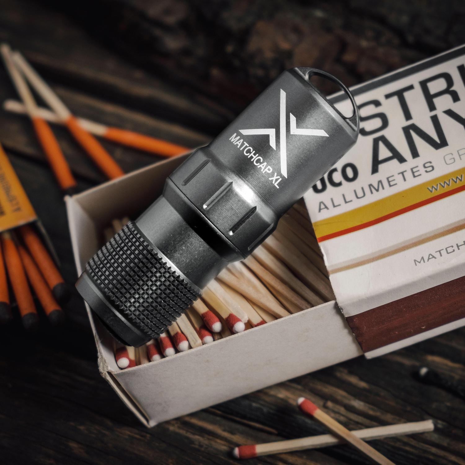 MATCHCAP XL™ Waterproof Match Case