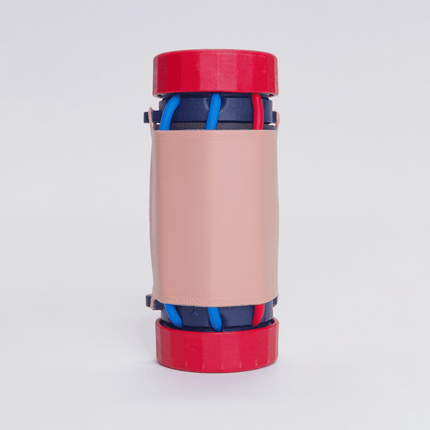 MITS Composite Trainer Kit showing portable device with red caps and colored cords for needle insertion skills training.
