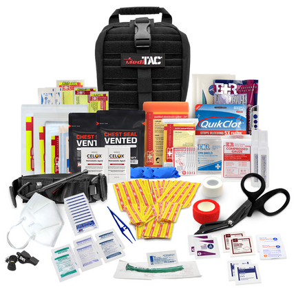 Small Rip-Away Tactical Trauma Kit – Compact First Responder MOLLE IFAK