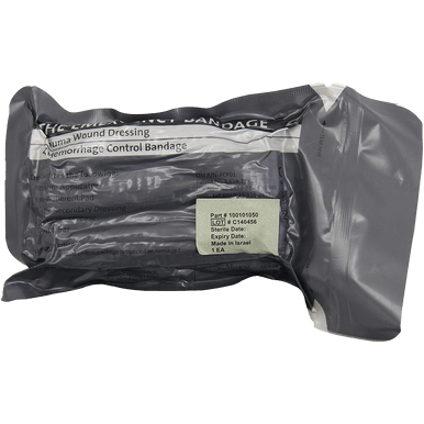 Bleeding Control Pack - Intermediate featuring a trauma wound dressing and hemorrhage control bandage packaging.
