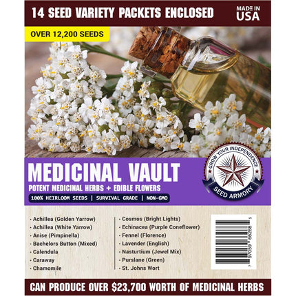 Independence Super Kit Seed Vault- 62 Varieties