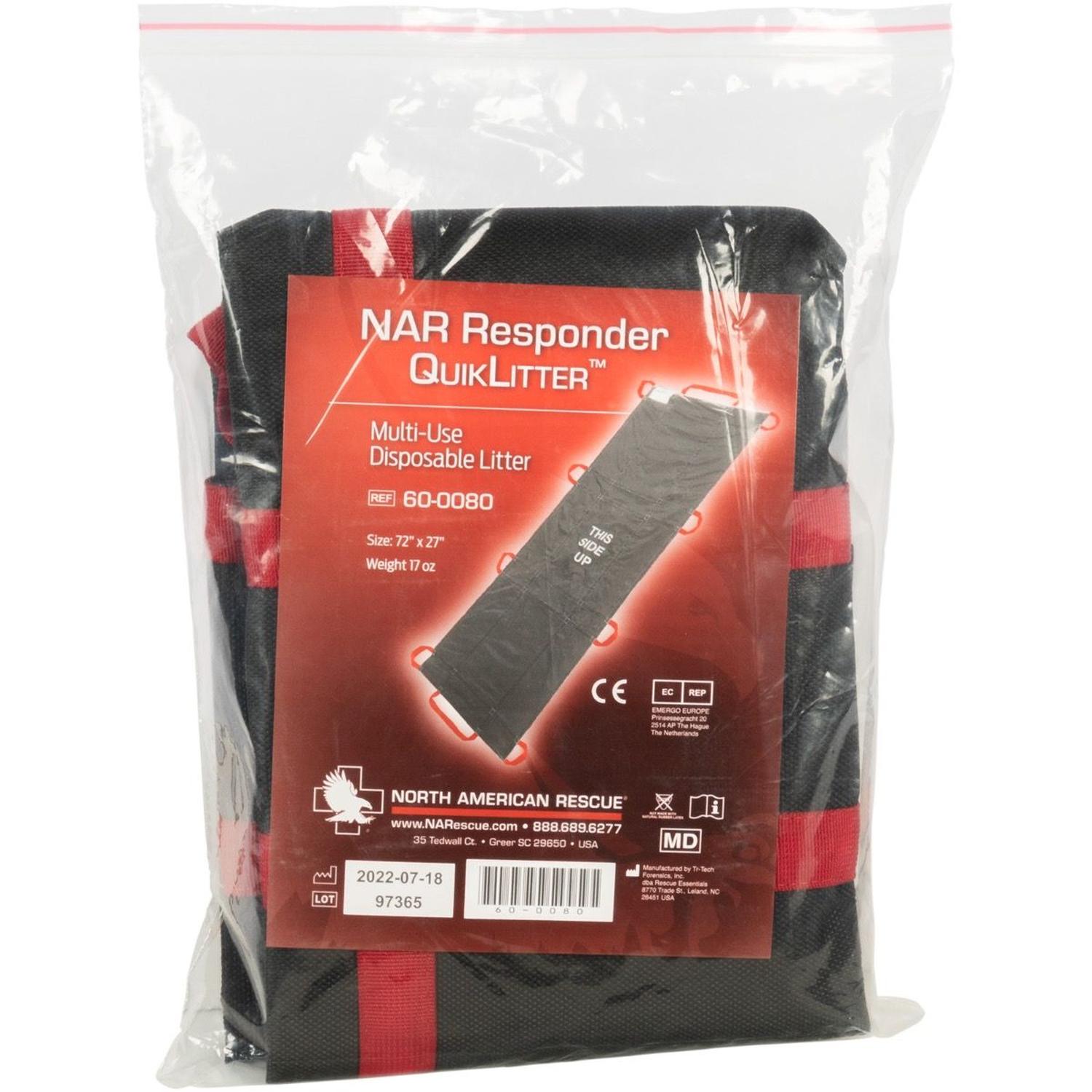 NAR Responder QuikLitter™ – Emergency Casualty Carry Litter