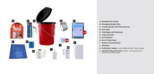 Guardian Classroom Lockdown Kit – Emergency Preparedness for 30 Students