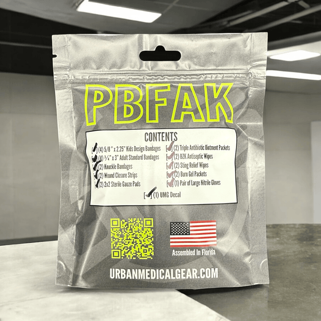 PBFAK Ouch Pouch | Personal Bandage First Aid Kit