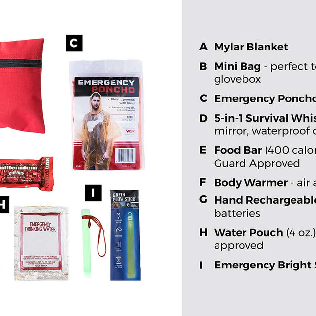 Children’s Mini Emergency Kit – Compact 72-Hour Survival Pack