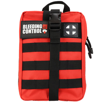 Personal Bleeding Control Kit | Red MOLLE Bag