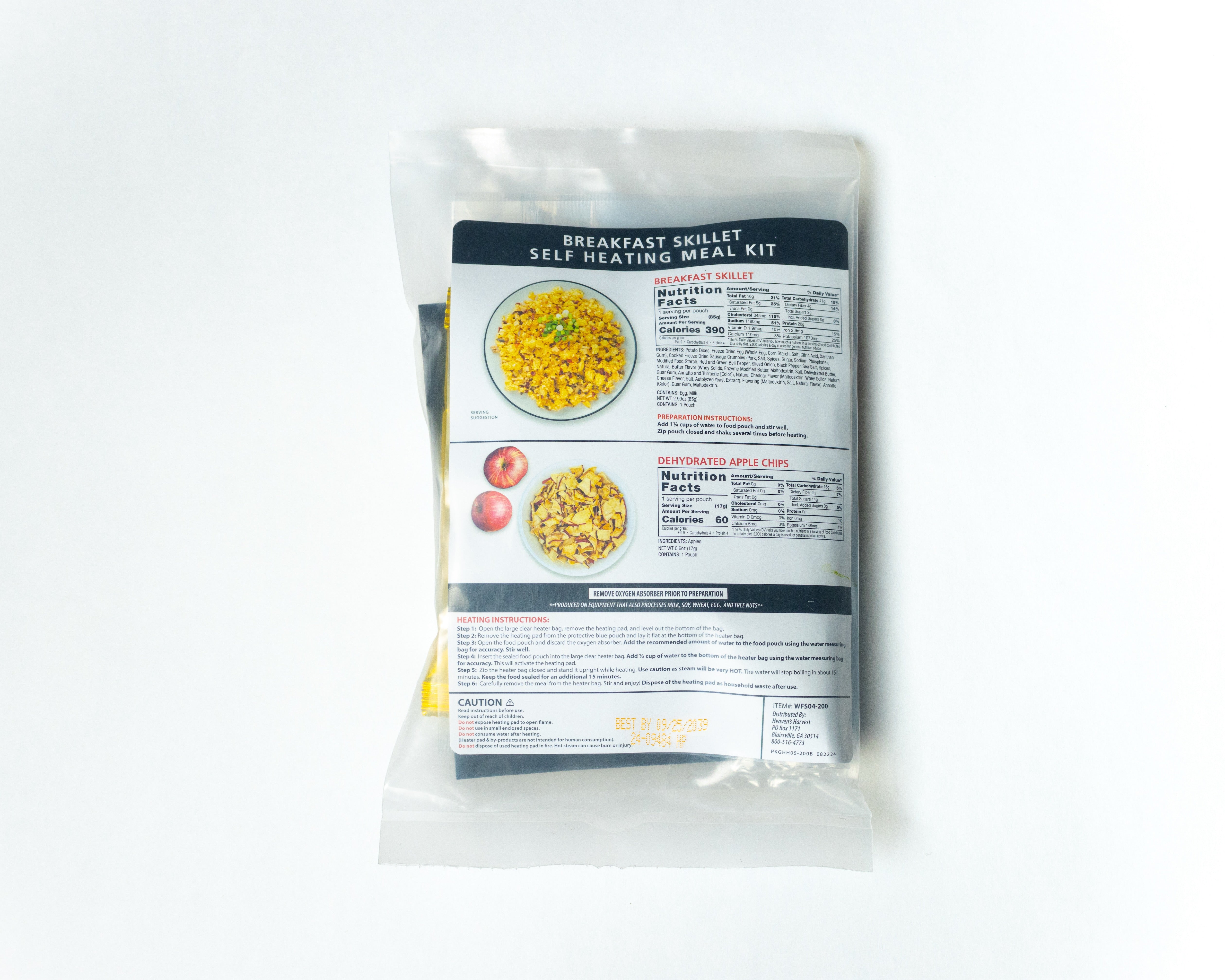 Self-Heating Meal Kit - Sausage, Egg, & Potato Breakfast Skillet
