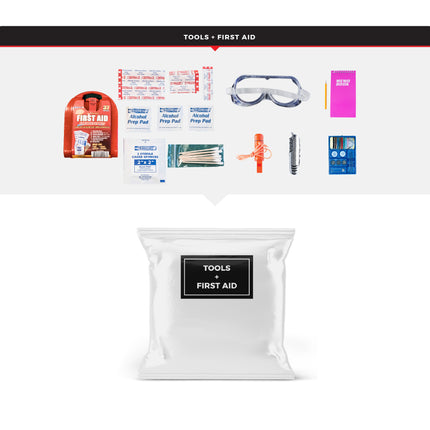 72-Hour Essential Survival Kit | Emergency Preparedness Backpack for 1 or 2 People