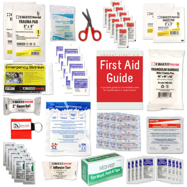 Guardian Survival Gear First Aid Kit – 79 Pieces, ANSI Class A, 10–25 Person Use