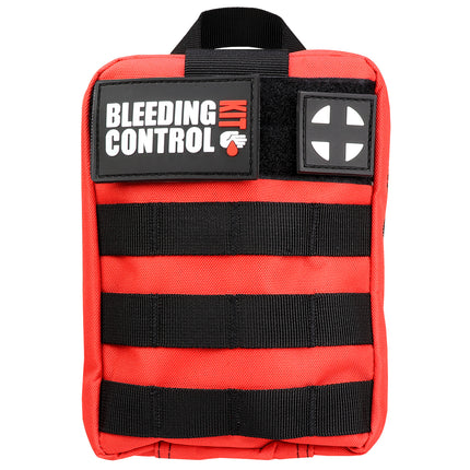 Personal Bleeding Control Kit | Red MOLLE Bag