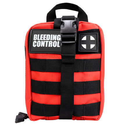 Personal Bleeding Control Kit | Red MOLLE Bag
