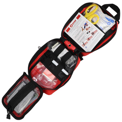 Personal Bleeding Control Kit | Red MOLLE Bag