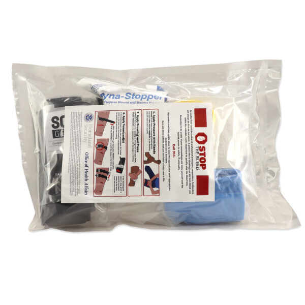 Personal Bleeding Control Kit | Vacuum-Sealed