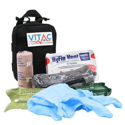 ViTAC EDC Trauma Kit with essential medical supplies for bleeding control and trauma care