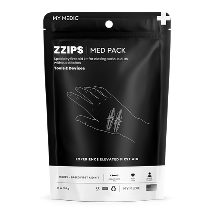 MyMedic ZZIPS Cut Kit Med Pack laceration closure kit