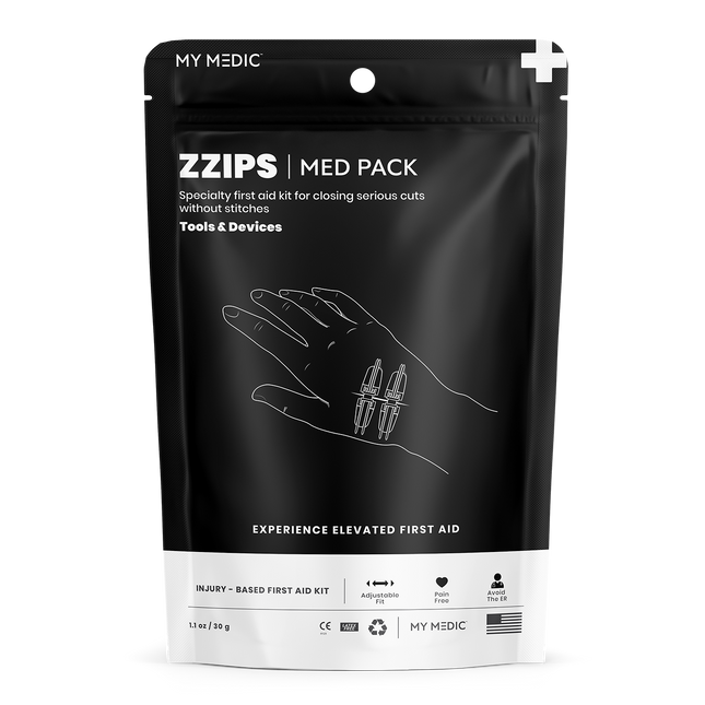 MyMedic ZZIPS Cut Kit Med Pack laceration closure kit