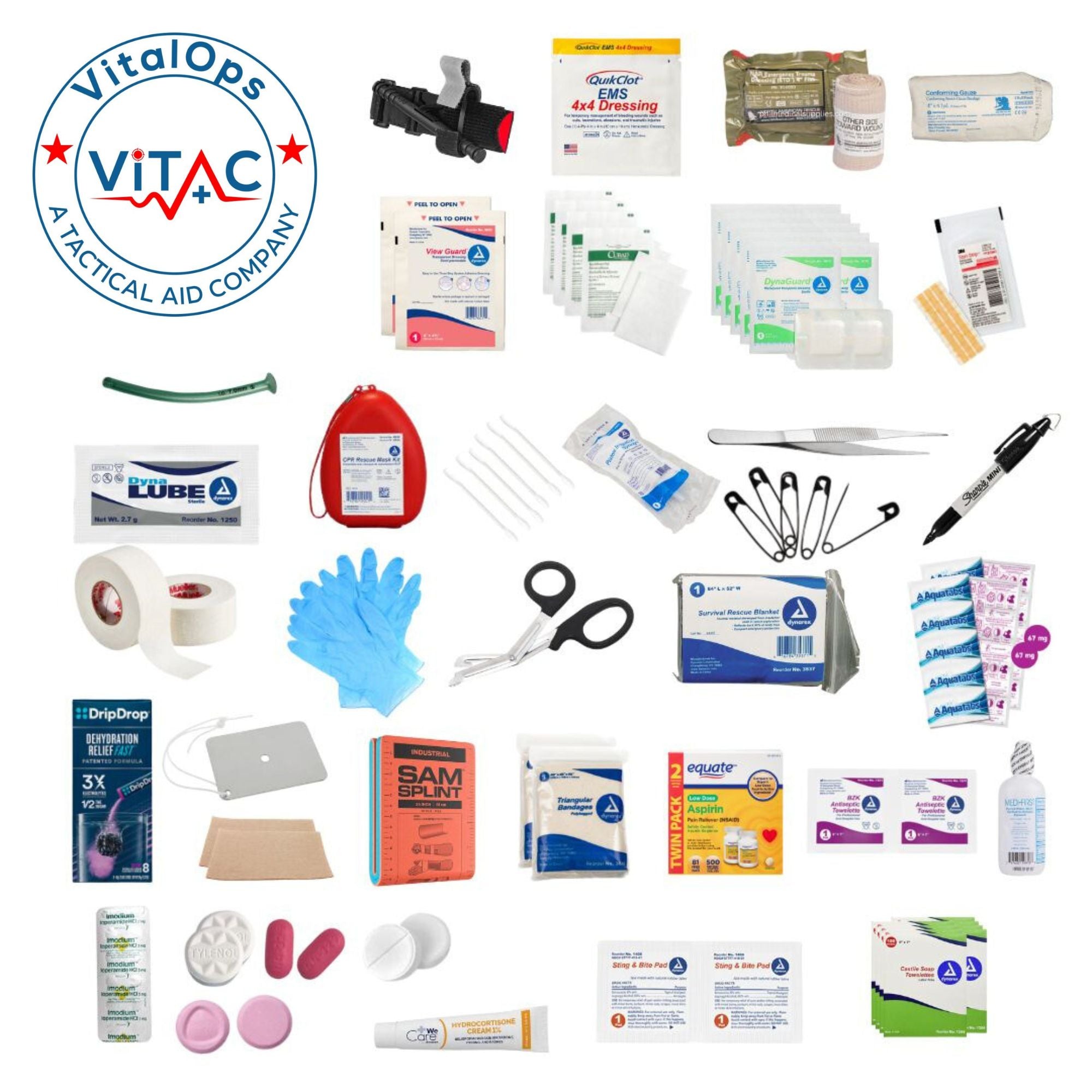 ViTAC First Aid Supply Refill Kit A – Adventurer