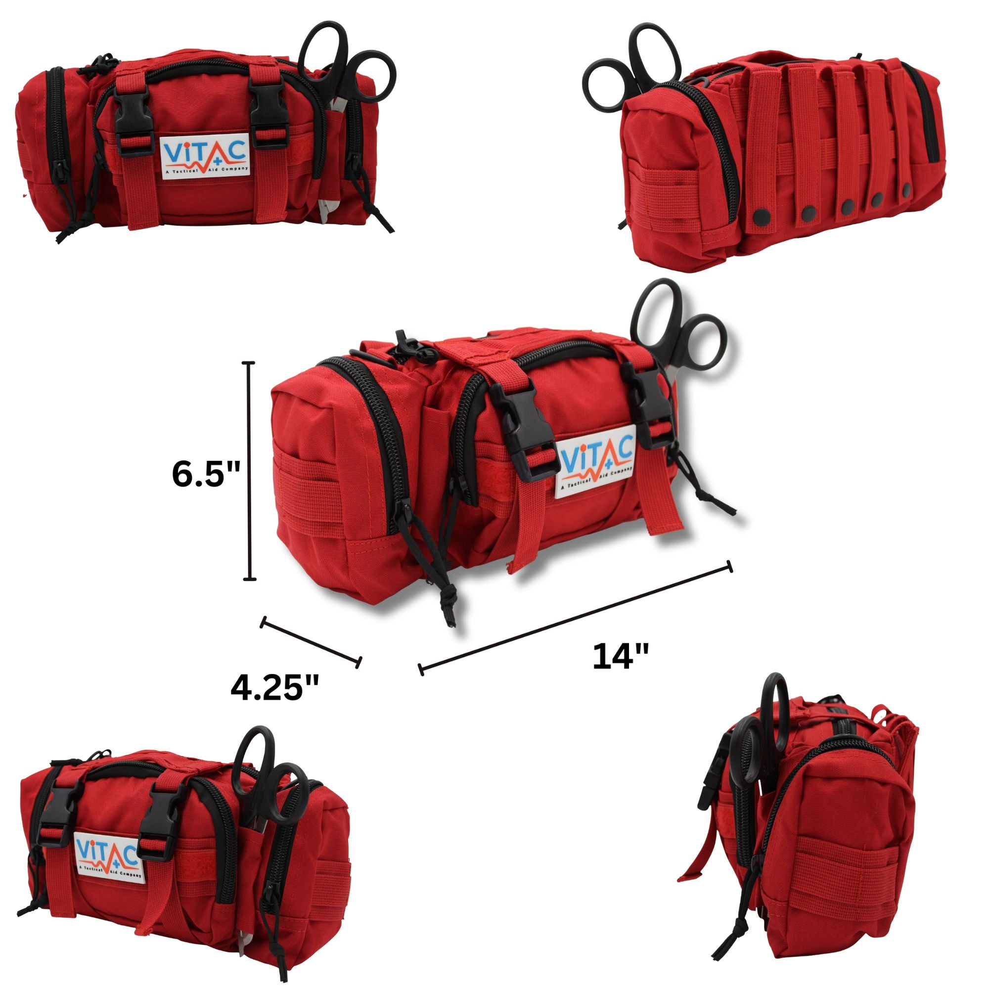 ViTAC Advanced Adventurer First Aid Kit, All Sides