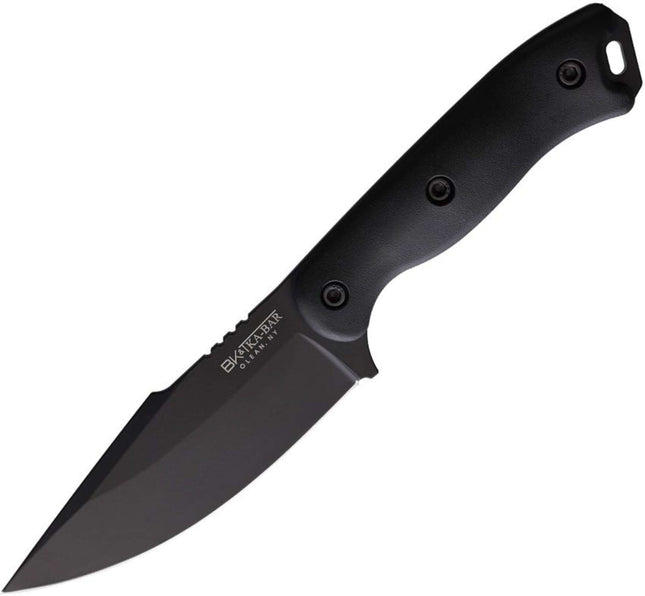 KA-BAR Becker BK18BK Black Harpoon Knife – Fixed Blade Tactical Outdoor Tool
