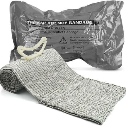 Tactical Trauma Backpack Bundle - Save BIG! featuring emergency bandage and wound dressing supplies.