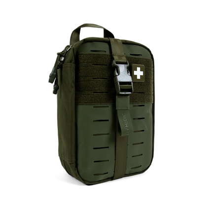 MyFAK First Aid Kit in compact green design for portable emergency response by My Medic.