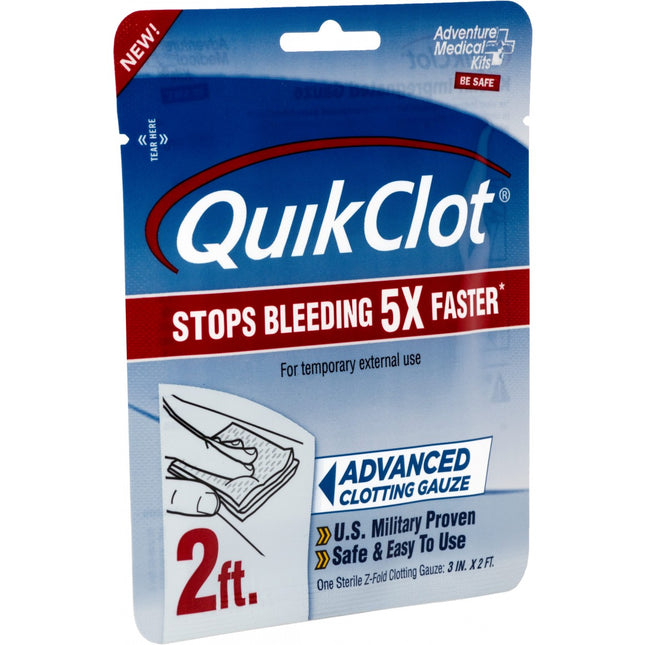QuikClot Gauze – 3″ x 2′ - Pack of 3