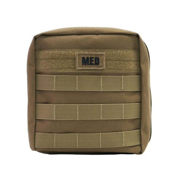 General Purpose First Aid Kit with MOLLE attachment for vehicle use and emergency readiness.