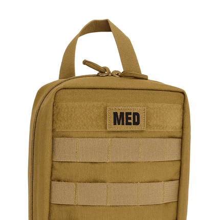 General Purpose First Aid Kit – Med Pro with MOLLE straps and reinforced handle for tactical preparedness.